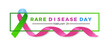 Illustration Of Rare Disease Day observed on February 29. Rare Disease Day is an awareness event that takes place every year on the last day.
