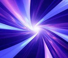 Bright Burst Motion Energy Light Blue Flash Background Speed Background Tunnel Glow Abstract