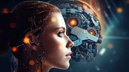 Poster - Signifies problem-solving capabilities, decision-making, and learning abilities in machines