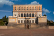 Caprarola, Viterbo, Italy - 2023, September 12: The Palazzo Farnese is a massive Renaissance and Mannerist construction situated directly above the town of Caprarola..