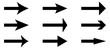 Set of black arrows icons. Vector illustration