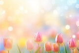 Fototapeta Tulipany - spring background