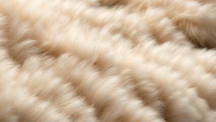 Texture Mongolian Lamb Fur Background - 1