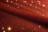 Fototapeta Kosmos - Red christmas glitter background with stars. Festive glowing blurred texture