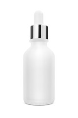 Wall Mural - blank packaging white bottle for cosmetic or beauty product design mock-up