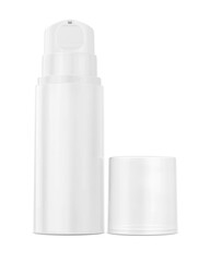 Wall Mural - blank packaging white bottle for cosmetic or beauty product design mock-up