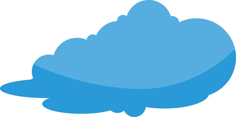 Blue Cloudscape Illustration
