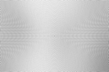Aufkleber - Abstract halftone dotted background. Futuristic grunge pattern, dot, circles. Vector modern optical pop art texture for posters, business cards, cover, labels mock-up, stickers layout etc.