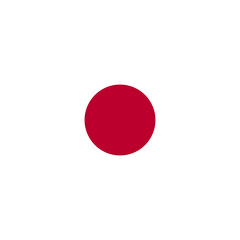 Sticker - Japan flag png label badge