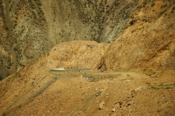 Wall Mural - New North-South route, Kyrgyzstan.