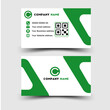 © Shanto - Business Card or Visiting Card, green layout business card