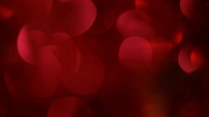 footage of red bokeh background