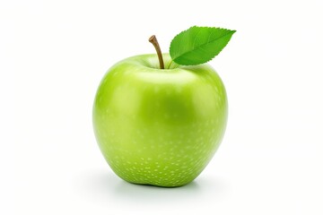 green apple isolated on white