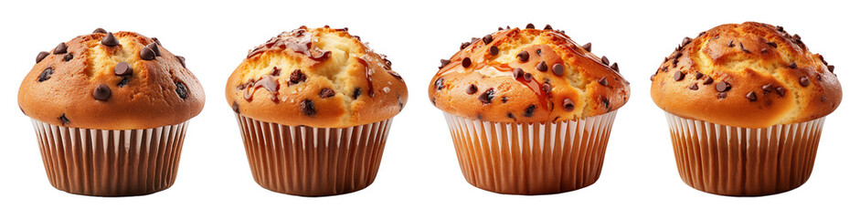 Wall Mural - Muffins collection PNG