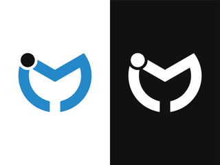 IM letter creative logo design
