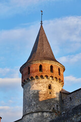 Canvas Print - ancient Kamianets-Podilskyi Castle in Ukraine