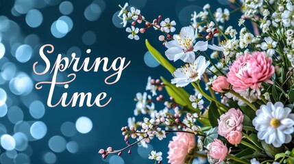 Wall Mural - Spring banner design