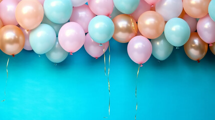 Canvas Print - colorful balloons background