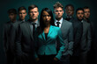 © Odin AI - Studio portrait of diverse business people