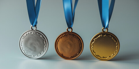 medals with ribbon