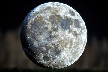 Wall Mural - an image capturing the elegant curves and lines of the moon's surface, shaped by eons of cosmic acti