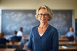 © Andrii  - Joyful 55-Year-Old Teaching Physics Concepts