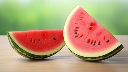 Wall Mural - watermelon isolated on white background