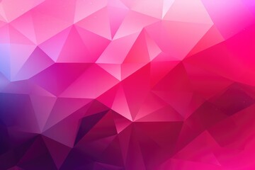 Poster - abstract pink polygonal background. geometric origami style with gradient, illustrate a magenta grad