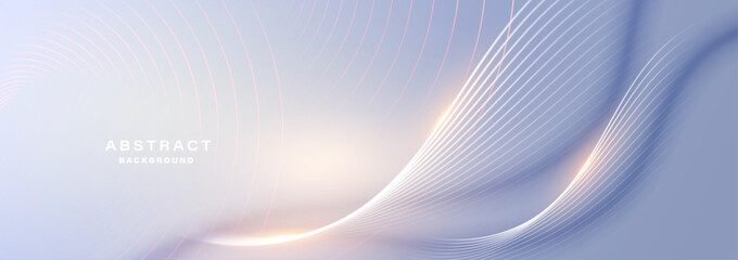 Modern abstract background with flowing particles. Digital future technology concept. vector illustration.