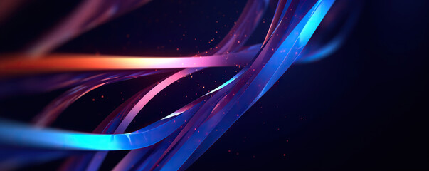 Poster - abstract background for digital purposes as ai, networks, technology, science, etc.