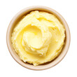 © Lusi_mila - Bowl of tasty mashed potatoes, top view