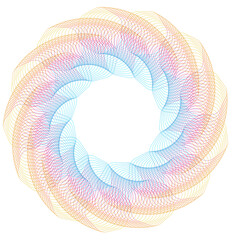 Poster - abstract rainbow background