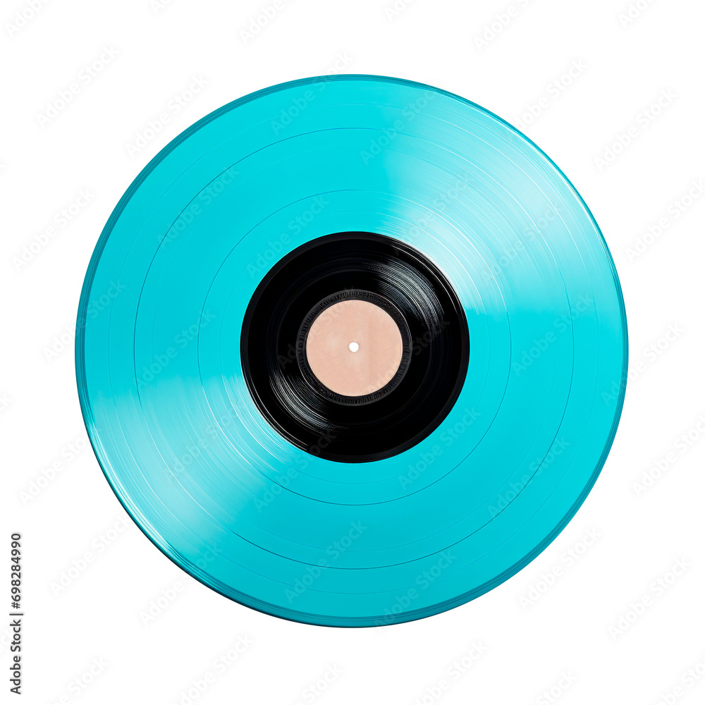 Vinyl record isolated on transparent background. AI generated. PNG ...
