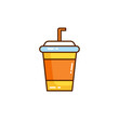 Fast drink colored icon