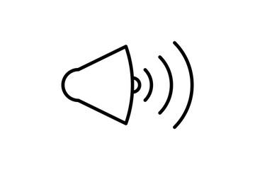 Aufkleber - volume icon. icon related to basic web and ui. suitable for web site, app, user interfaces, printabl