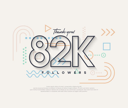 Line design, thank you very much to 82k followers.