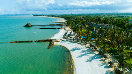 Wall Mural - Beautiful beach of the city of Dar es Salaam