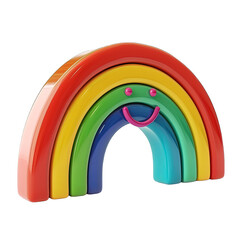 Wall Mural - Rainbow Smile Icon