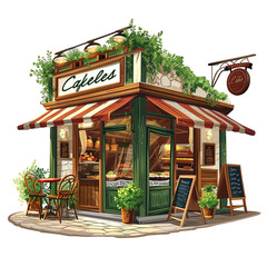 Sticker - Illustration of Store or Shop Isolated