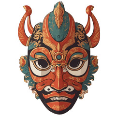 Wall Mural - Indonesian Mask