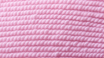 Wall Mural - Pink texture knitted fabric, fiber background cozy style