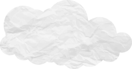 Wall Mural - cloud paper art