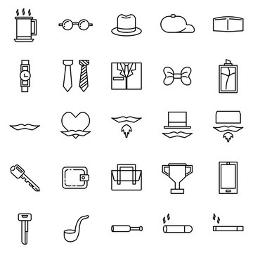 Father Day Icon in Line Style Perfect for Presentation and any Purpose