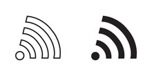Wi Fi Icon Vector. Wireless Internet Logo Design. Wifi Vector Icon Illustration Isolated On White Background
