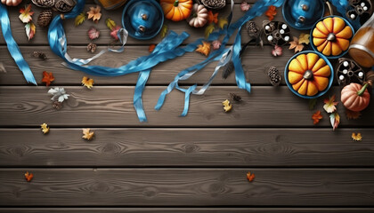 oktoberfest background with decoration