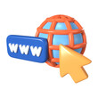 Browser 3D Illustration Icon