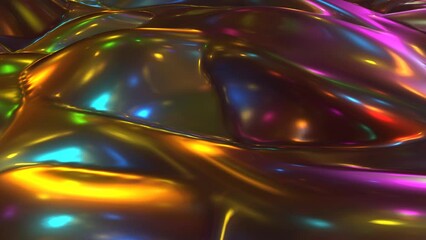 Poster - Abstract light and glowing liquid background animation