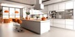 kitchen room decoration with furniture