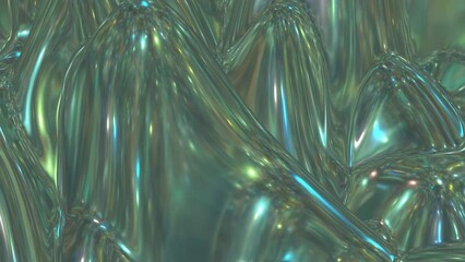 Poster - Flowing animation of wavy background