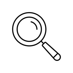 Fototapete - magnifying glass icon, Set of simple Contact us icons for web and mobile app. Social Media network icon call us email mobile signs. Customer service. Contact support sign and symbols